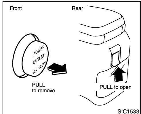 NISSAN MAXIMA 2003 - POWER OUTLET - 1