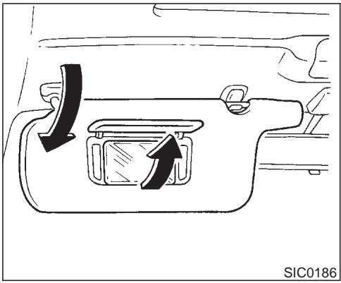 NISSAN MAXIMA 2003 - VANITY MIRROR LIGHT (if so equipped) - 1