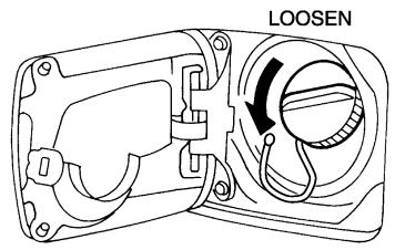 NISSAN MAXIMA 2003 - FUEL FILLER LID - 2