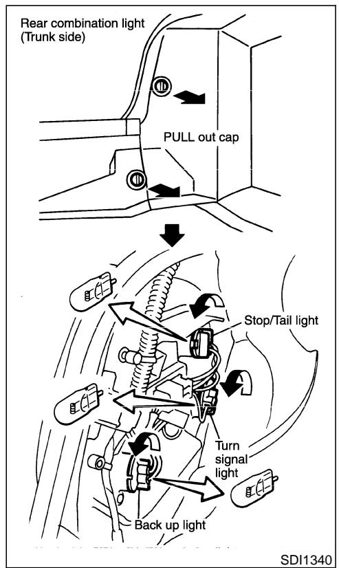 NISSAN MAXIMA 2003 - Replacement procedures - 9