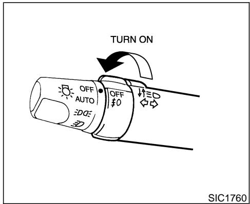 NISSAN MAXIMA 2003 - FOG LIGHT SWITCH (if so equipped) - 1