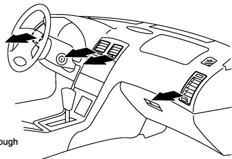 NISSAN MAXIMA 2003 - AIR FLOW CHARTS - 11