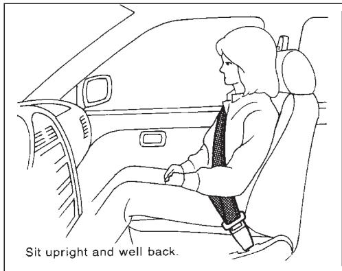 NISSAN MAXIMA 2003 - Seats, restraints and supplemental air bag systems - 1