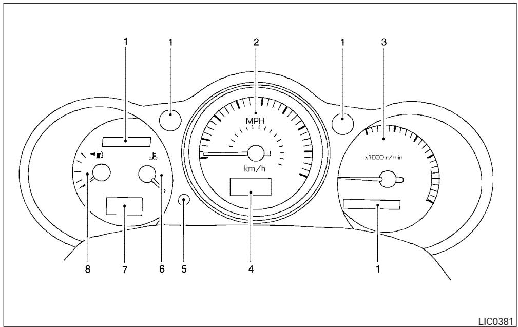 NISSAN MAXIMA 2004 - METERS AND GAUGES - 1