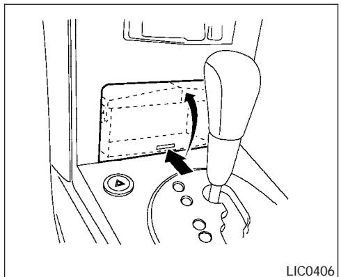 NISSAN MAXIMA 2004 - REAR CENTER CONSOLE (if so equipped) - 2