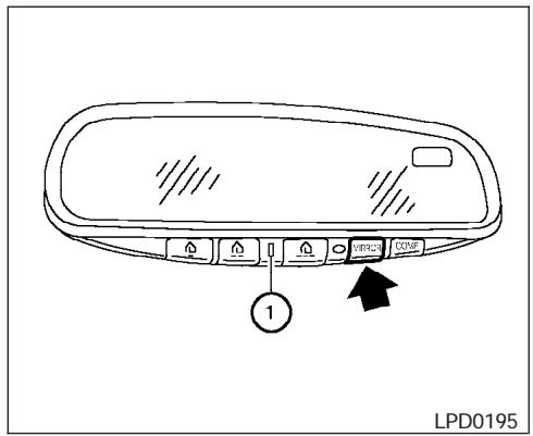 NISSAN MAXIMA 2004 - AUTOMATIC ANTI-GLARE INSIDE MIRROR - 1