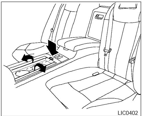 NISSAN MAXIMA 2004 - CUP HOLDERS - 2