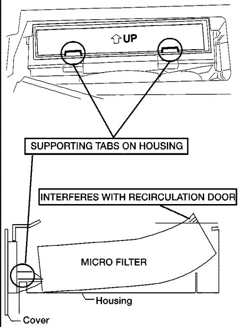 NISSAN MAXIMA 2004 - IN-CABIN MICROFILTER - 5