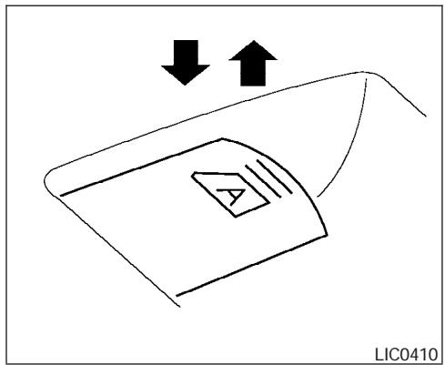 NISSAN MAXIMA 2004 - Locking passengers' windows - 1