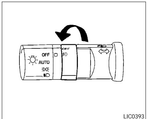 NISSAN MAXIMA 2004 - Lane change signal - 1