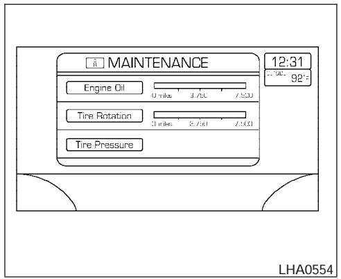 NISSAN MAXIMA 2006 - Trip 1, trip 2 and fuel economy items - 1