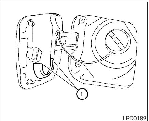 NISSAN MAXIMA 2006 - FUEL-FILLER DOOR - 2