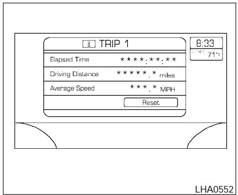 NISSAN MAXIMA 2006 - SETTING UP THE START-UP SCREEN - 1