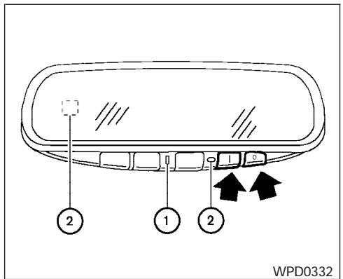 NISSAN MAXIMA 2006 - Vanity MIRRORS - 1