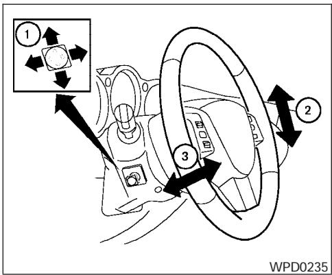 NISSAN MAXIMA 2006 - TILTING TELESCOPIC STEERING COLUMN - 1