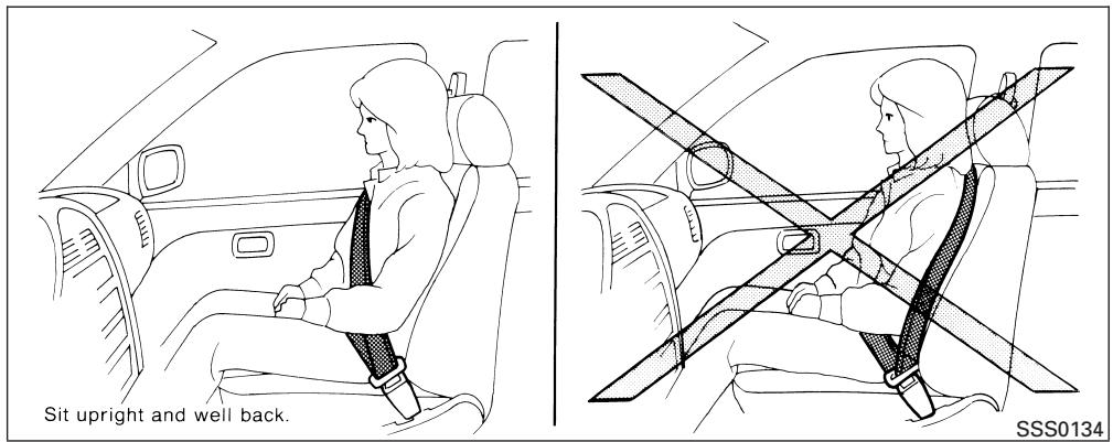 NISSAN MAXIMA 2007 - PRECAUTIONS ON SEAT BELT USAGE - 1