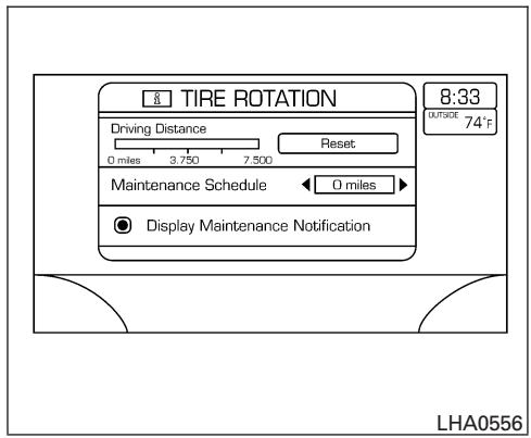 NISSAN MAXIMA 2007 - Changing the maintenance interval - 1