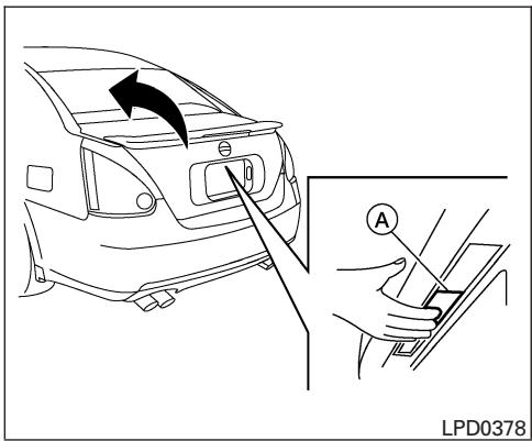 NISSAN MAXIMA 2007 - Unlocking doors - 2