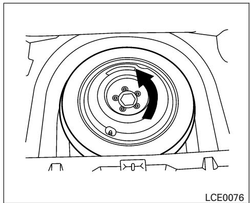 NISSAN MAXIMA 2007 - Getting the spare tire and tools - 2