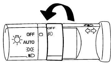 NISSAN MAXIMA 2007 - Lane change signal - 1
