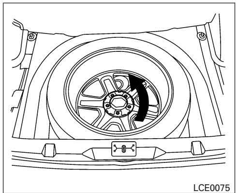 NISSAN MAXIMA 2007 - Getting the spare tire and tools - 1