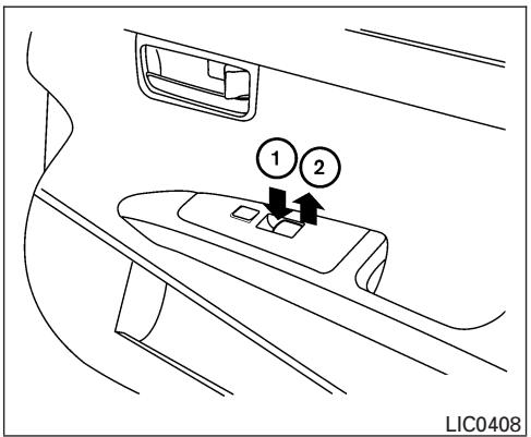 NISSAN MAXIMA 2007 - Driver's side power window switch - 1
