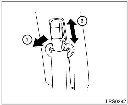NISSAN MAXIMA 2007 - Checking seat belt operation - 1