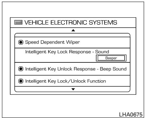 NISSAN MAXIMA 2007 - Vehicle electronic systems - 2