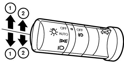 NISSAN MAXIMA 2007 - INSTRUMENT BRIGHTNESS CONTROL - 1