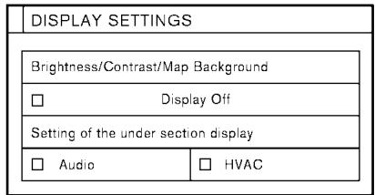 NISSAN MURANO 2003 - HOW TO USE THE "SETTING" BUTTON - 1