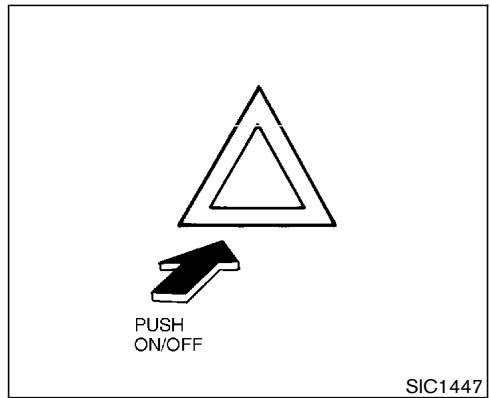 NISSAN MURANO 2003 - HAZARD WARNING FLASHER SWITCH - 1