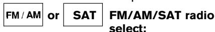 NISSAN MURANO 2003 - FM-AM-SAT radio operation - 1