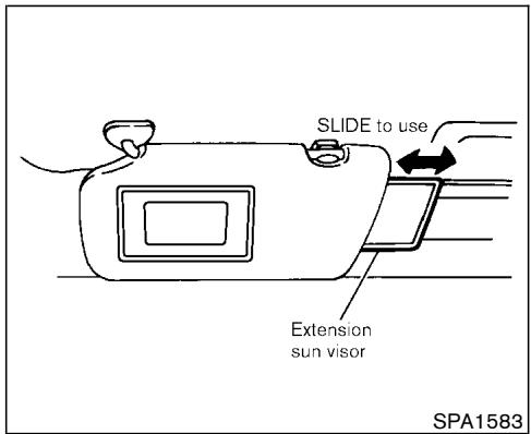 NISSAN MURANO 2003 - SUN VISORS - 1