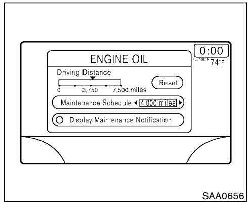 NISSAN MURANO 2003 - Maintenance items - 1
