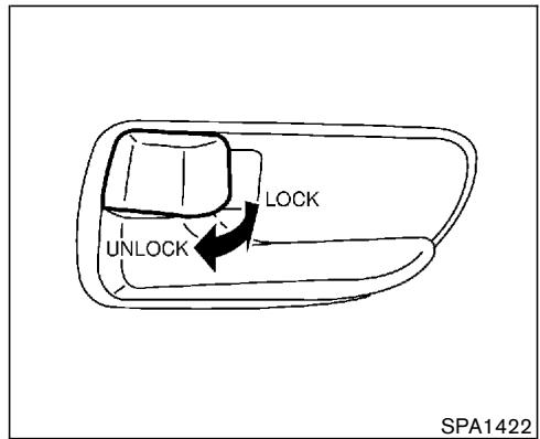 NISSAN MURANO 2003 - Opening and closing front windows - 1