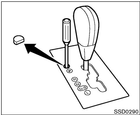NISSAN MURANO 2003 - Use this position only when the vehicle is completely stopped. - 1