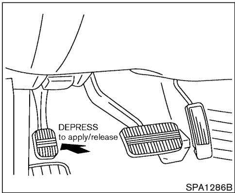 NISSAN MURANO 2003 - PARKING BRAKE - 1
