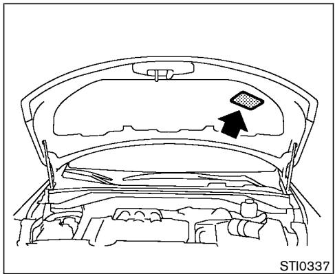 NISSAN MURANO 2003 - VEHICLE IDENTIFICATION - 5