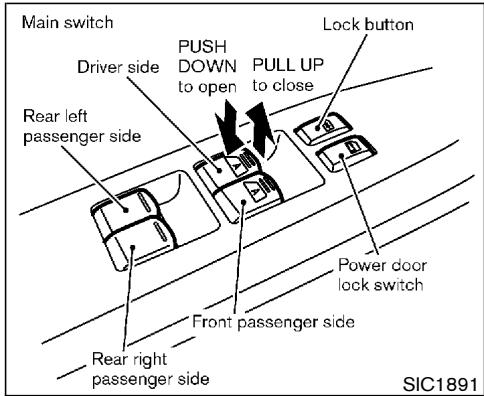 NISSAN MURANO 2003 - WINDOWS - 1