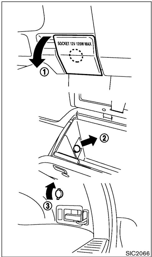 NISSAN MURANO 2003 - POWER OUTLET - 1