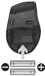 LOGITECH WIRELESS DESKTOP MK270 - Compartimento para el receptor dentro del mouse - 9