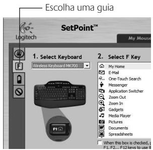 LOGITECH WIRELESS DESKTOP MK270 - Personalizar o teclado e o mouse - 3