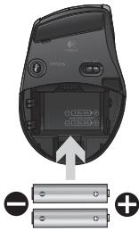 LOGITECH WIRELESS DESKTOP MK270 - Compartimento para el receptor dentro del mouse - 3
