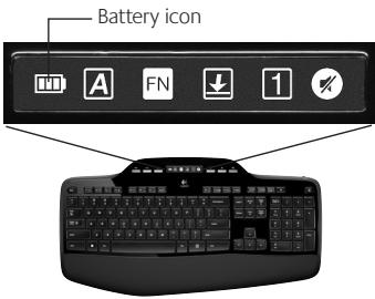 LOGITECH WIRELESS DESKTOP MK270 - Battery sleep mode - 1