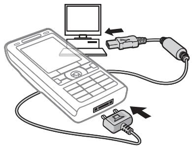 SONY ERICSSON K790A - To use file transfer mode - 1