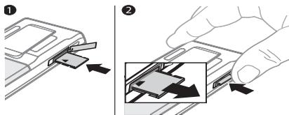 SONY ERICSSON K790A - To insert and remove a memory card - 1
