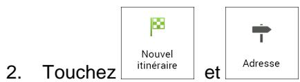 ESSENTIELB EASY ROAD-501 - Saisir une adresse - 2