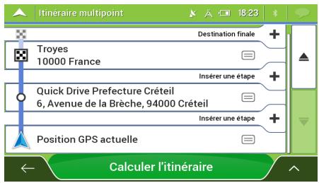 ESSENTIELB EASY ROAD-501 - Modifier la liste des destinations - 1