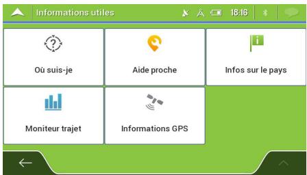 ESSENTIELB EASY ROAD-501 - Menu informations utiles - 1