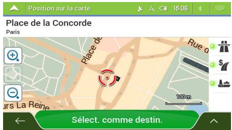 ESSENTIELB EASY ROAD-501 - Sélectionner un emplacement sur la carte. - 1